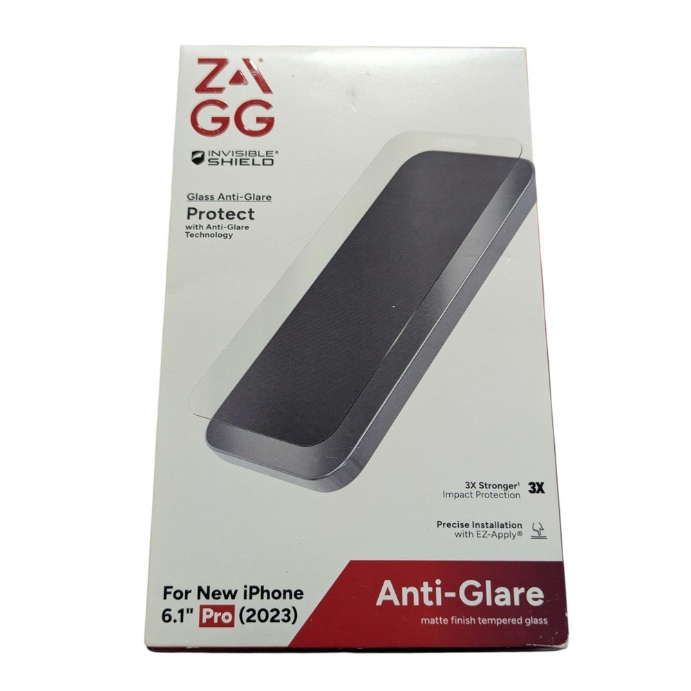 V1-N ZAGG Invisible Glass Anti-Glare Screen Protector‎ for Apple iPhone 15 Pro